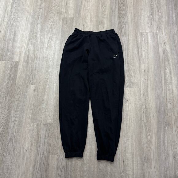 Gymshark Sweatpants Men's Extra Small Black Cuffed Joggers Workout Gym Training - Picture 1 of 9